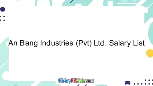 An Bang Industries (Pvt) Ltd. Salary List