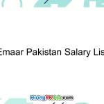 Emaar Pakistan Salary List