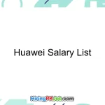 Huawei Salary List