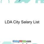 LDA City Salary List