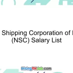 National Shipping Corporation of Pakistan (NSC) Salary List