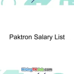 Paktron Salary List