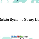 Solwin Systems Salary List